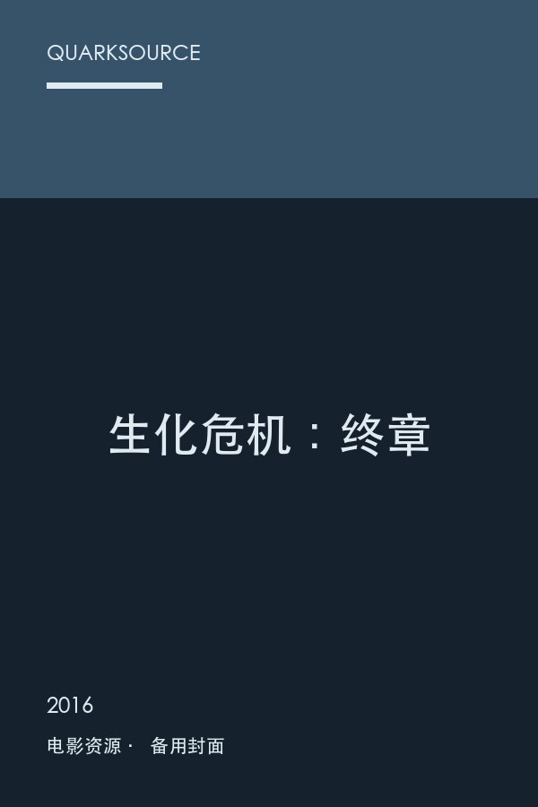 生化危机:终章海报