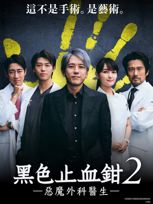 黑色止血钳海报